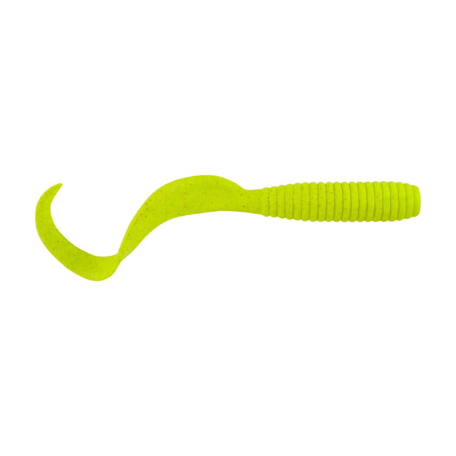 Berkley Berkley Gulp Alive Saltwater Grub Soft Bait Saltwater 5in / 13cm Chartreuse