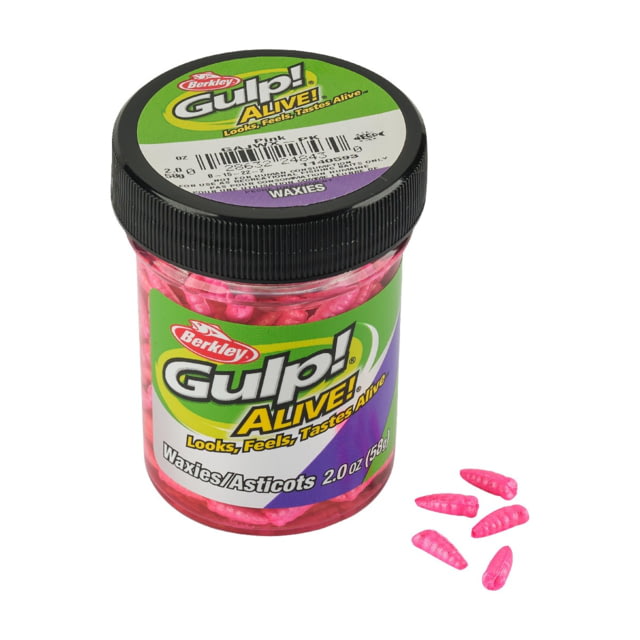 Berkley Berkley Gulp Alive Waxies 12mm Pink