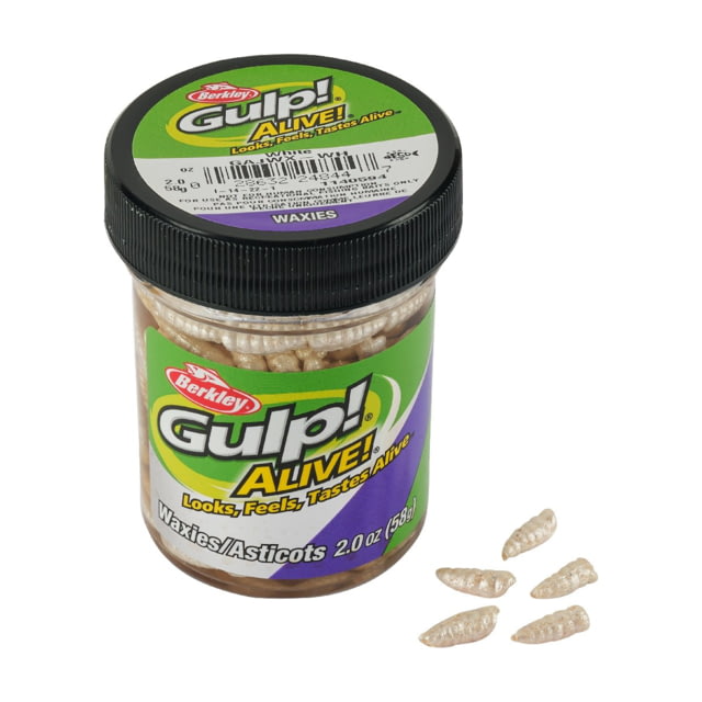 Berkley Berkley Gulp Alive Waxies 12mm White