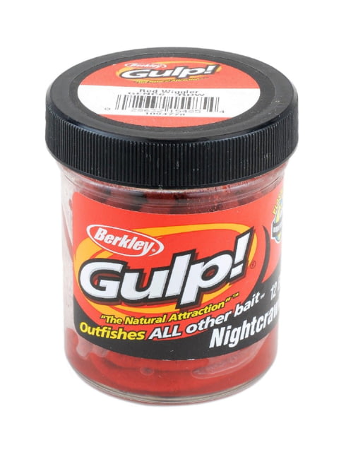 Berkley Berkley Gulp Extruded Nightcrawler Soft Bait 6in Red Wiggler