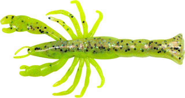 Berkley Gulp Ghost Belly Shrimp 3in. Bait Chartreuse Belly Shrimp 176855