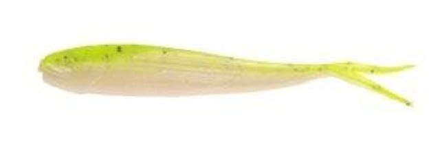 Berkley Berkley Gulp Minnow Soft Bait 4in 8 Pack Chartreuse Shad