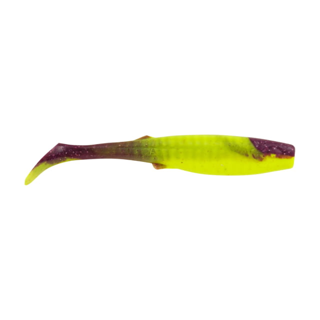 Berkley Gulp Paddleshad Soft Bait 3in / 8cm Purple Tiger
