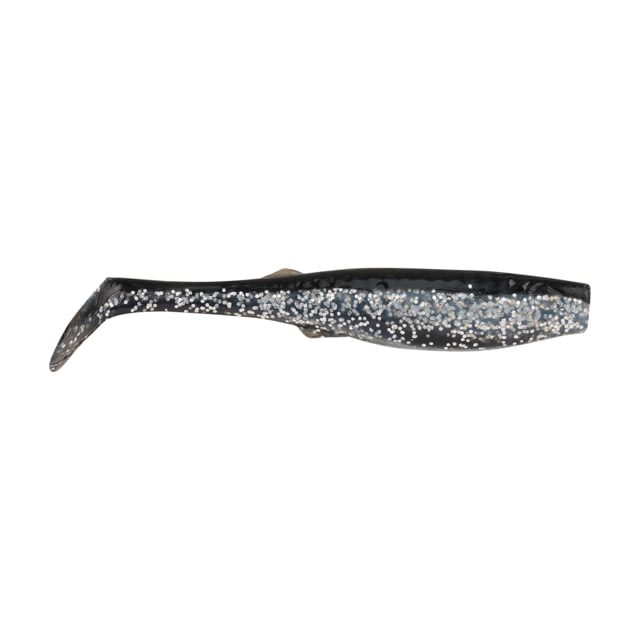 Berkley Gulp Paddleshad Soft Bait 5in / 13cm Black Silver