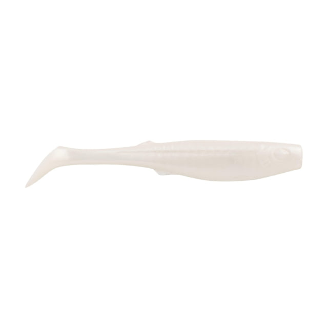 Berkley Berkley Gulp Paddleshad Soft Bait Lures 4in 4 Pack Pearl White