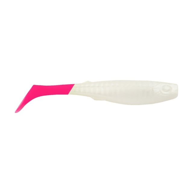 Berkley Berkley Gulp Saltwater Paddleshad Soft Bait Lures 4in 4 Pack Pearl White/Pink
