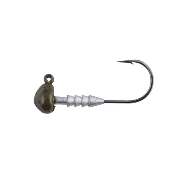 Berkley Berkley Half Head Jigs Hook Size 1/0 Tackle Size 1/8oz / 3.5g Green Pumpkin