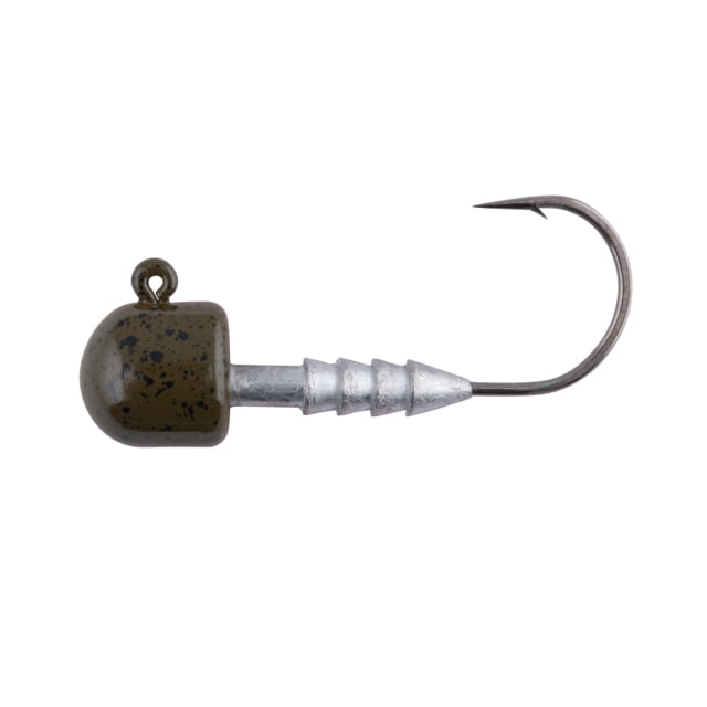 Berkley Half Head Jigs Hook Size 3/0 Tackle Size 3/8oz / 10.5g Green Pumpkin