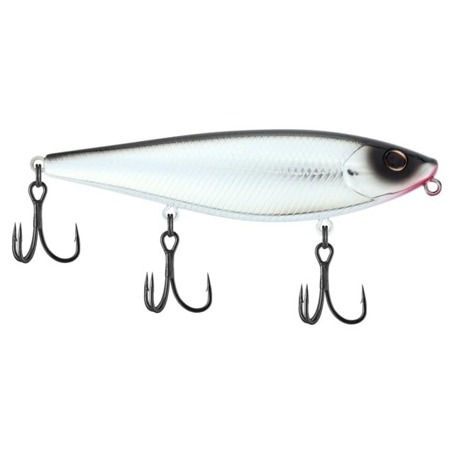 Berkley HighJacker Saltwater Hard Bait Topwater Saltwater 100 2/3 oz 100mm Topwater Hook Size 6 3 Hooks Black Chrome