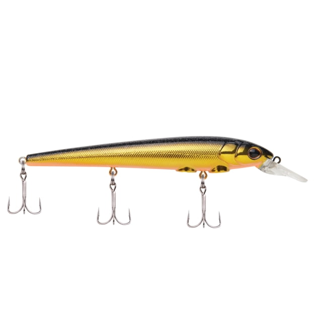 Berkley Hit Stick Hard Bait Crankbait 13 1/2 oz 5 1/9in / 13cm 3ft-6ft / 0.9m-1.8m Hook Size 6 3 Hooks Black Gold