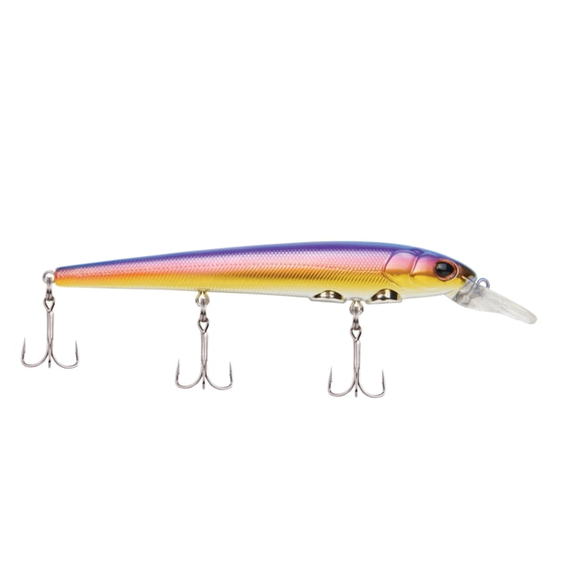 Berkley Hit Stick Hard Bait Crankbait 15 8/9 oz 6in / 15cm 6ft-9ft / 1.8m-2.7m Hook Size 4 3 Hooks Sunset 84