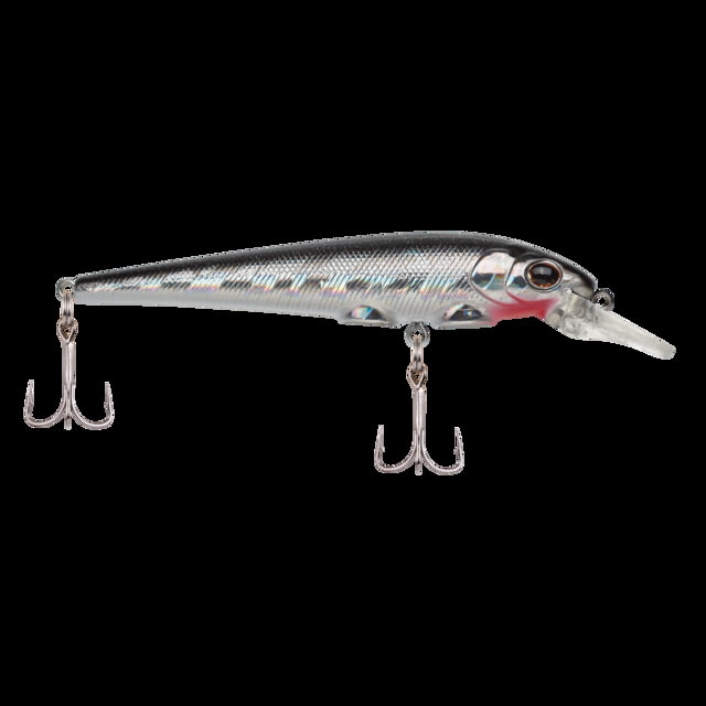 Berkley Hit Stick Hard Bait Crankbait 7 1/4 oz 2 3/4in / 7cm 2ft-5ft / 0.5-1.5m Hook Size 8 2 Hooks Black Silver