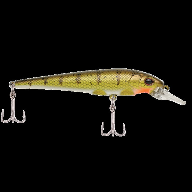 Berkley Hit Stick Hard Bait Crankbait 9 1/4 oz 3 1/2in / 9cm 2.5ft-6ft Hook Size 8 2 Hooks Yellow Perch