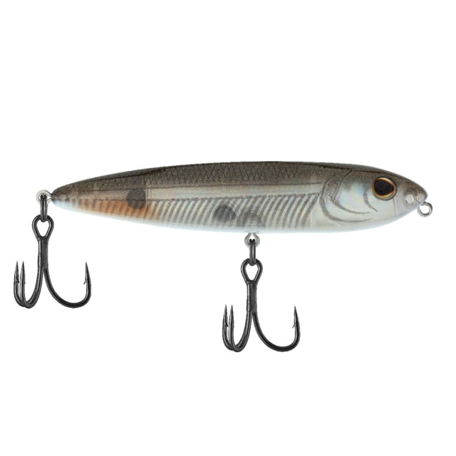 Berkley J-Walker 100 Saltwater Hard Bait Topwater Saltwater 100 1/2 oz 100mm Topwater Hook Size 4 2 Hooks Mangrove Minnow