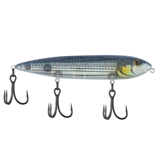 Berkley J-Walker 120 Saltwater Hard Bait Topwater Saltwater 120 5/7 oz 120mm Topwater Hook Size 4 3 Hooks Mullet