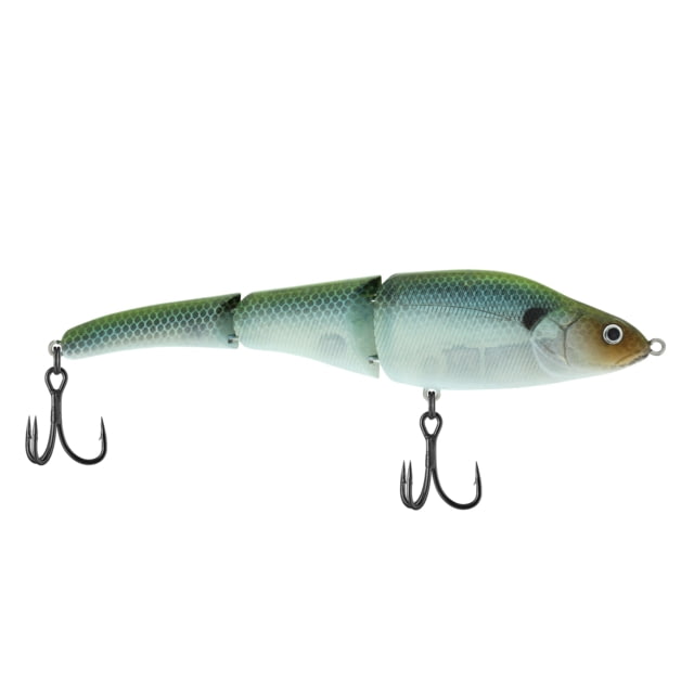 Berkley Magic Swimmer Saltwater Hard Bait Fast Sinking Saltwater 145 1 5/8 oz 5 3/4in / 15cm 3ft-6ft / 0.9m-1.8m Hook Size 1 2 Hooks Greenback Ghost