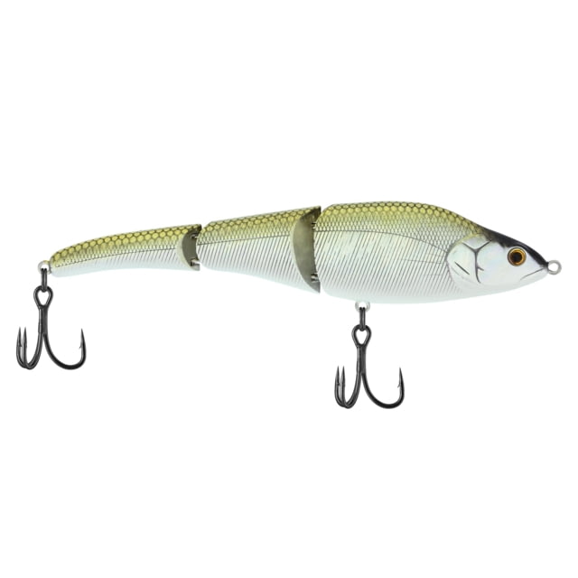 Berkley Magic Swimmer Saltwater Hard Bait Fast Sinking Saltwater 145 1 5/8 oz 5 3/4in / 15cm 3ft-6ft / 0.9m-1.8m Hook Size 1 2 Hooks Holo Greenie