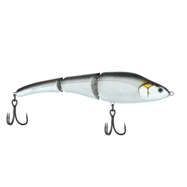 Berkley Magic Swimmer Saltwater Hard Bait Fast Sinking Saltwater 145 1 5/8 oz 5 3/4in / 15cm 3ft-6ft / 0.9m-1.8m Hook Size 1 2 Hooks Natural Shiner