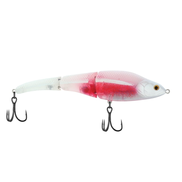 Berkley Magic Swimmer Saltwater Hard Bait Fast Sinking Saltwater 145 1 5/8 oz 5 3/4in / 15cm 3ft-6ft / 0.9m-1.8m Hook Size 1 2 Hooks White Liner