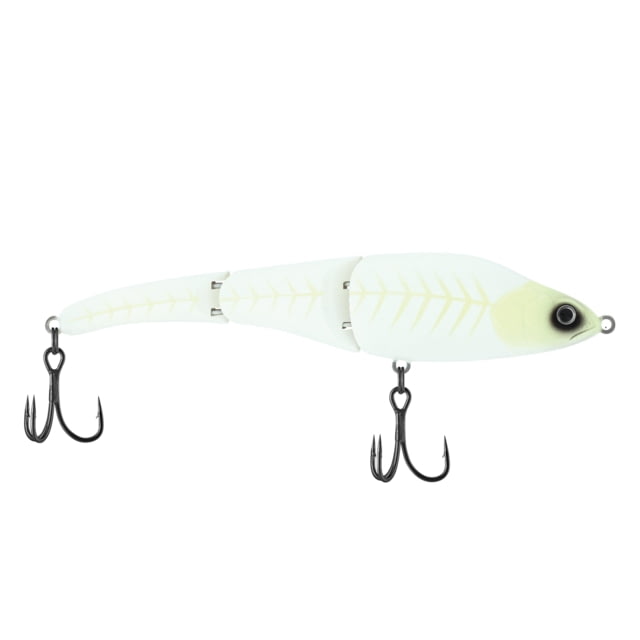 Berkley Magic Swimmer Saltwater Hard Bait Fast Sinking Saltwater 190 3 3/8 oz 7 1/2in / 19cm 4ft-8ft / 1.2m-2.4m Hook Size 2/0 2 Hooks Ghostescent