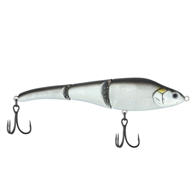 Berkley Magic Swimmer Saltwater Hard Bait Fast Sinking Saltwater 190 3 3/8 oz 7 1/2in / 19cm 4ft-8ft / 1.2m-2.4m Hook Size 2/0 2 Hooks Natural Shiner
