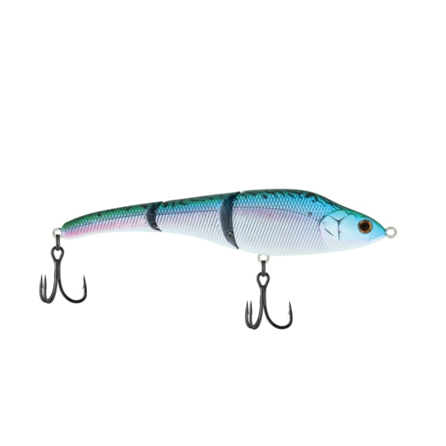 Berkley Magic Swimmer Saltwater Hard Bait Floating Saltwater 110 3/8 oz 4 3/8in / 11cm Wake Hook Size 4 2 Hooks Green Mackerel