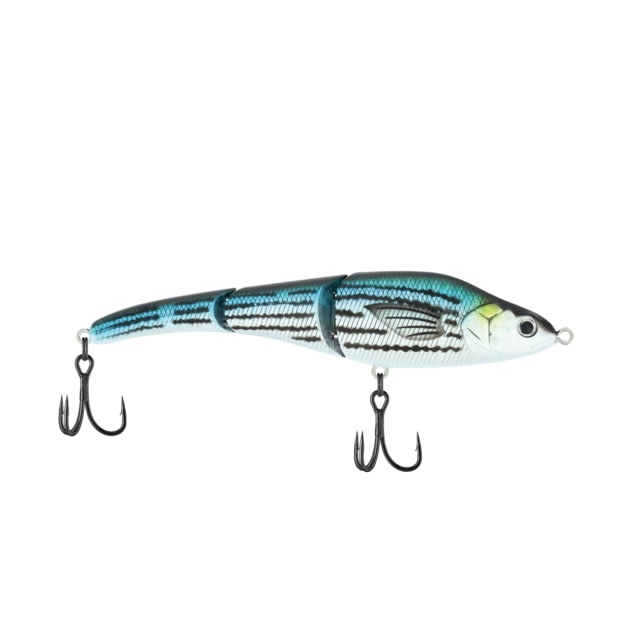 Berkley Magic Swimmer Saltwater Hard Bait Floating Saltwater 110 3/8 oz 4 3/8in / 11cm Wake Hook Size 4 2 Hooks Silver Mullet