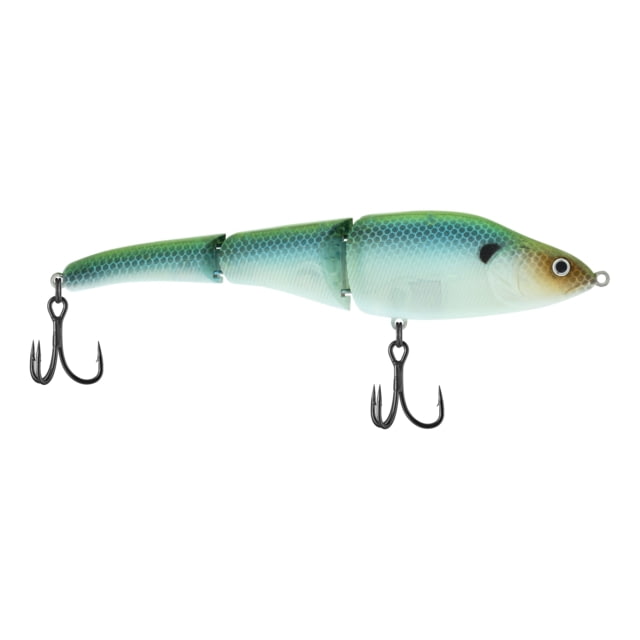 Berkley Magic Swimmer Saltwater Hard Bait Floating Saltwater 145 1 oz 5 3/4in / 15cm Wake Hook Size 1 2 Hooks Greenback Ghost