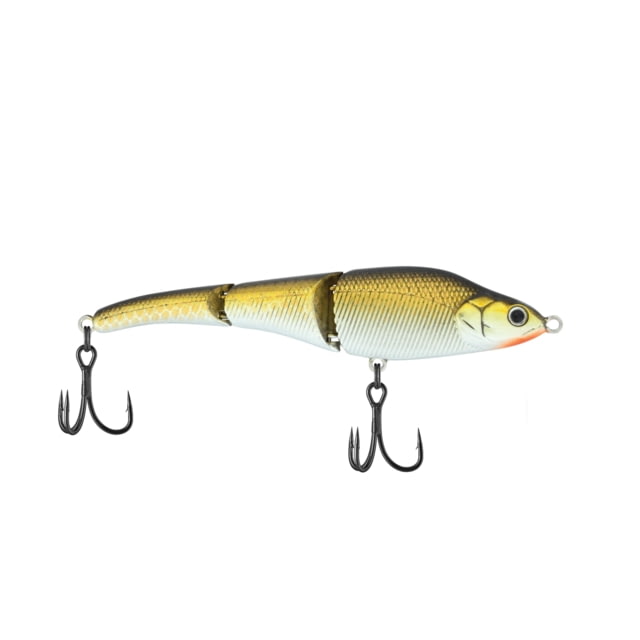 Berkley Magic Swimmer Saltwater Hard Bait Sinking Saltwater 095 3/8 oz 3 3/4in / 10cm Wake-1 1/2ft / Wake-0.5m Hook Size 6 2 Hooks Natural Golden