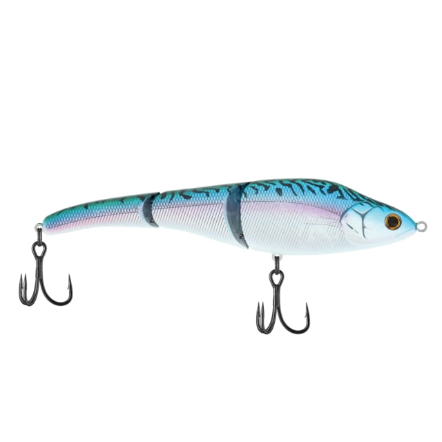 Berkley Magic Swimmer Saltwater Hard Bait Slow Sinking Saltwater 165 1 5/8 oz 6 1/2in / 17cm Wake-4ft / Wake-1.2m Hook Size 1/0 2 Hooks Green Mackerel