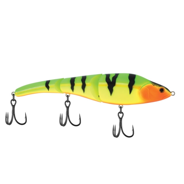 Berkley Magic Swimmer Saltwater Hard Bait Slow Sinking Saltwater 228 4 1/2 oz 9in / 23cm Wake-8ft / Wake-2.4m Hook Size 2/0 3 Hooks Fire Tiger Gold