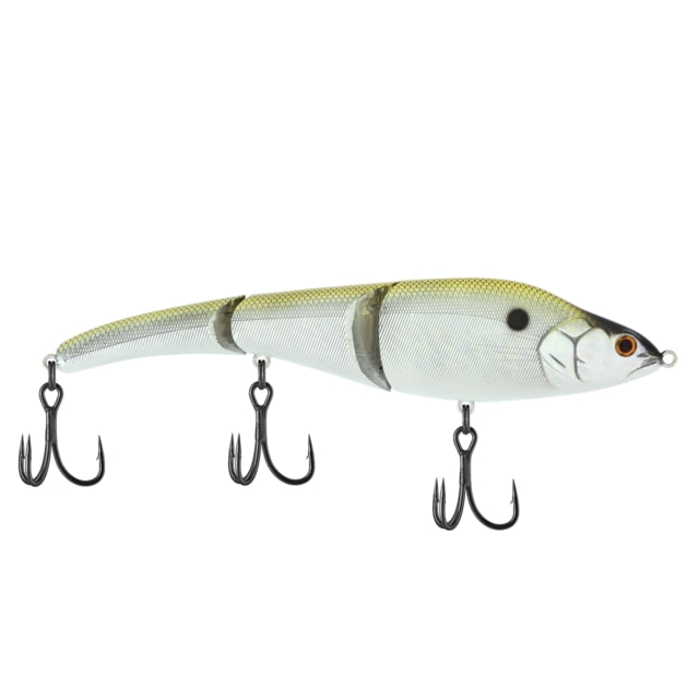 Berkley Magic Swimmer Saltwater Hard Bait Slow Sinking Saltwater 228 4 1/2 oz 9in / 23cm Wake-8ft / Wake-2.4m Hook Size 2/0 3 Hooks Holo Greenie