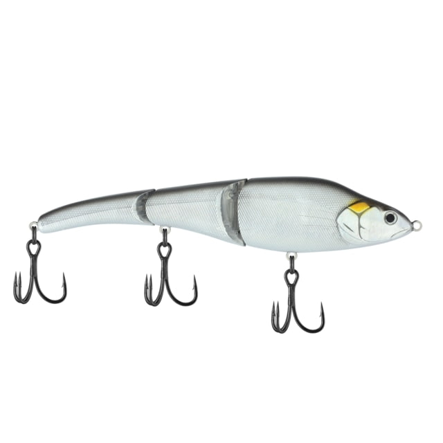 Berkley Magic Swimmer Saltwater Hard Bait Slow Sinking Saltwater 228 4 1/2 oz 9in / 23cm Wake-8ft / Wake-2.4m Hook Size 2/0 3 Hooks Natural Shiner