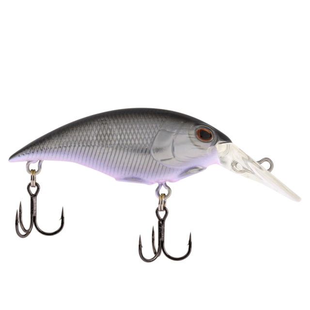 Berkley Money Badger Hard Bait Crankbait 4 1/5 oz 1 1/2in / 4cm 4ft-7ft / 1.2m-2.1m Hook Size 10 2 Hooks Black Silver