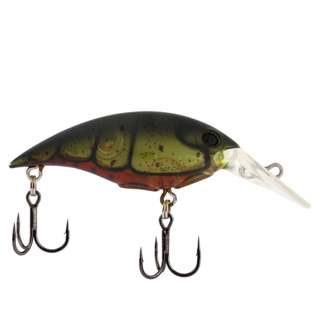 Berkley Money Badger Hard Bait Crankbait 4 1/5 oz 1 1/2in / 4cm 4ft-7ft / 1.2m-2.1m Hook Size 10 2 Hooks Ghost Green Craw