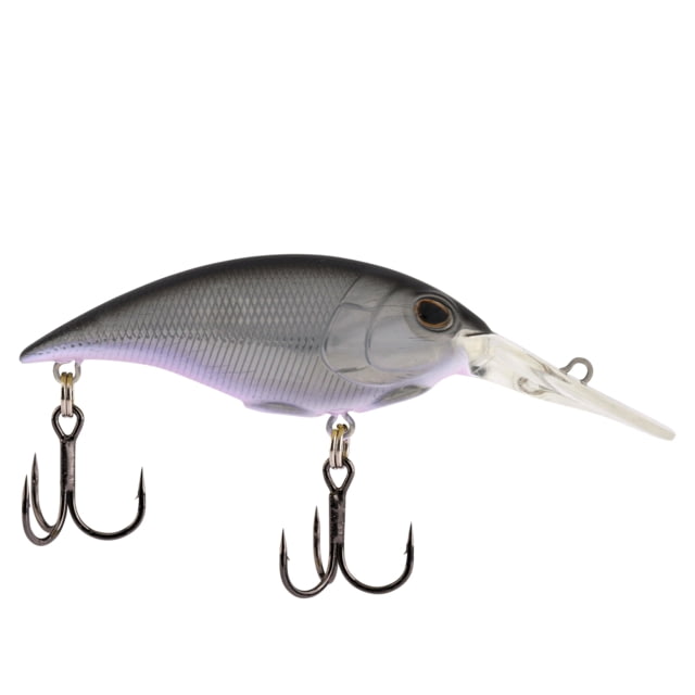 Berkley Money Badger Hard Bait Crankbait 5 1/4 oz 2 1/8in / 5cm 8ft-10ft / 2m-3m Hook Size 7 2 Hooks Black Silver