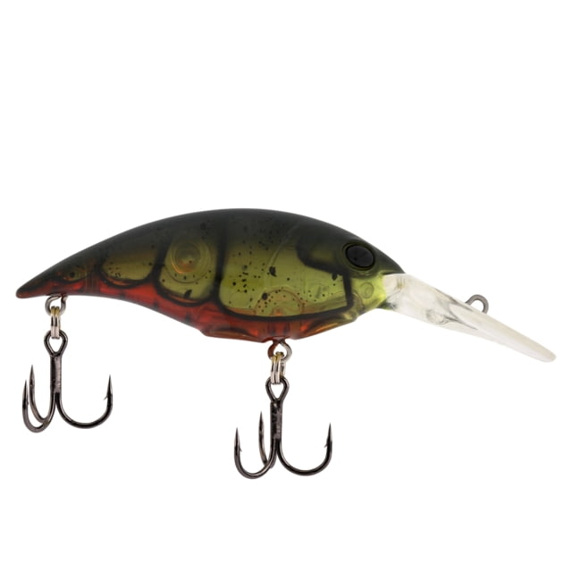 Berkley Money Badger Hard Bait Crankbait 5 1/4 oz 2 1/8in / 5cm 8ft-10ft / 2m-3m Hook Size 7 2 Hooks Ghost Green Craw