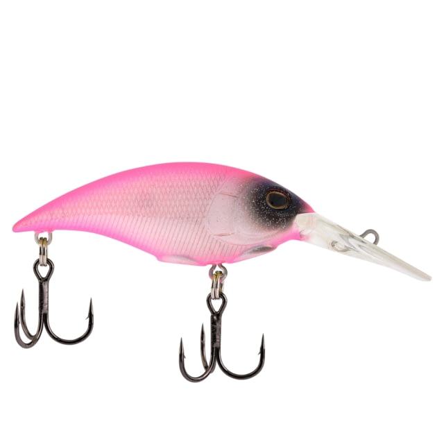 Berkley Money Badger Hard Bait Crankbait 5 1/4 oz 2 1/8in / 5cm 8ft-10ft / 2m-3m Hook Size 7 2 Hooks Pink Pearl