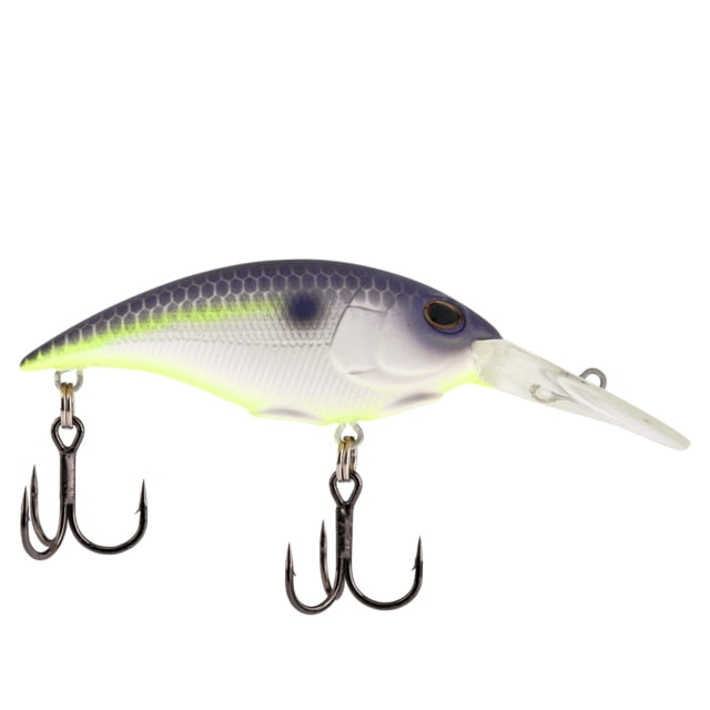 Berkley Money Badger Hard Bait Crankbait 5 1/4 oz 2 1/8in / 5cm 8ft-10ft / 2m-3m Hook Size 7 2 Hooks Purple Glimmer