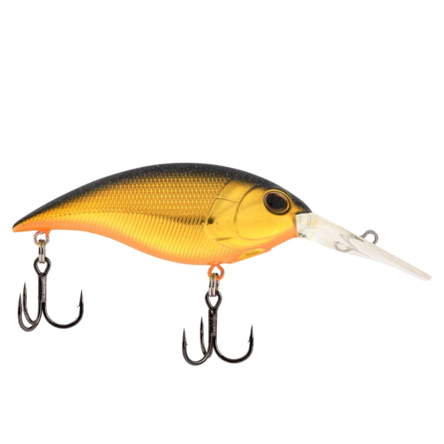 Berkley Money Badger Hard Bait Crankbait 6.25 1/3 oz 2 1/2in / 6 1/4cm 9ft-11ft / 2.7m-3.4m Hook Size 6 2 Hooks Black Gold