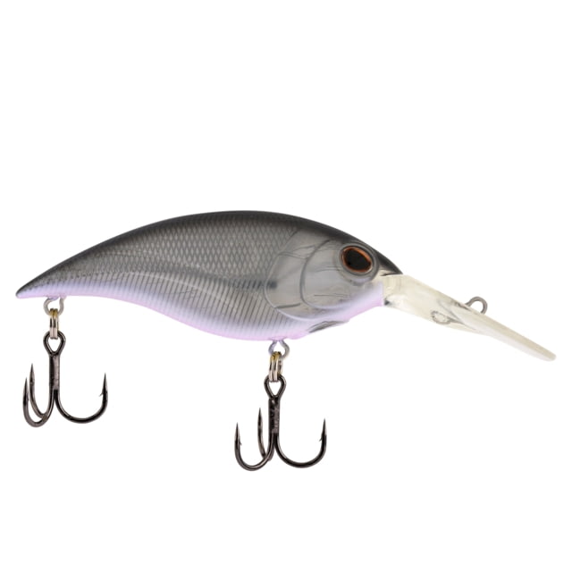 Berkley Money Badger Hard Bait Crankbait 6.25 1/3 oz 2 1/2in / 6 1/4cm 9ft-11ft / 2.7m-3.4m Hook Size 6 2 Hooks Black Silver