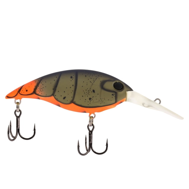 Berkley Money Badger Hard Bait Crankbait 6.25 1/3 oz 2 1/2in / 6 1/4cm 9ft-11ft / 2.7m-3.4m Hook Size 6 2 Hooks Firetail Green Craw