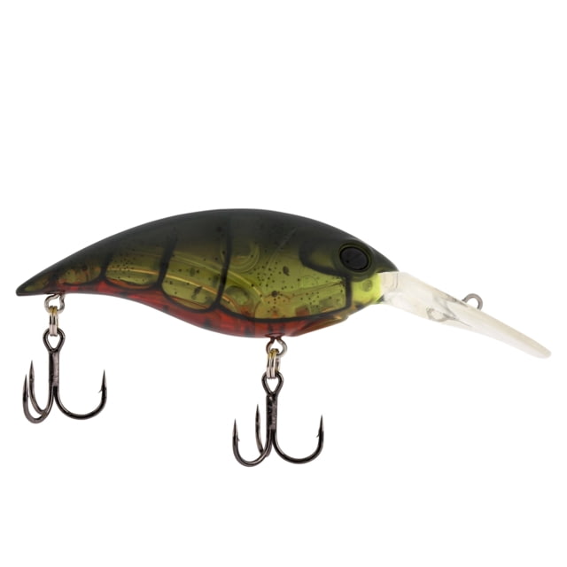 Berkley Money Badger Hard Bait Crankbait 6.25 1/3 oz 2 1/2in / 6 1/4cm 9ft-11ft / 2.7m-3.4m Hook Size 6 2 Hooks Ghost Green Craw