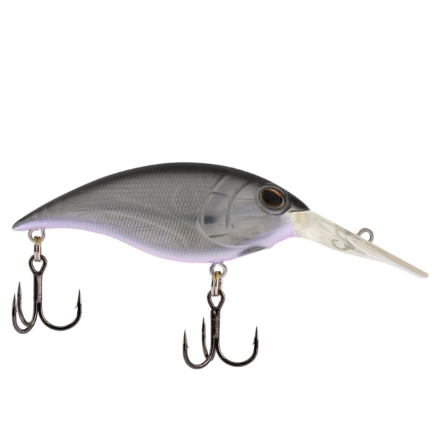 Berkley Money Badger Hard Bait Crankbait 7.25 3/5 oz 2 3/4in / 7 1/4cm 11ft-13ft / 3.4m-4.0m Hook Size 5 2 Hooks Black Silver