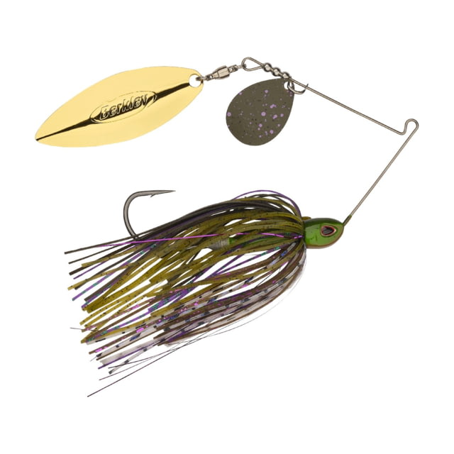 Berkley Berkley Power Blade Compact Colorado/Willow Spinnerbait 1/2oz Bama Bream/Green Pumpkin + Gold