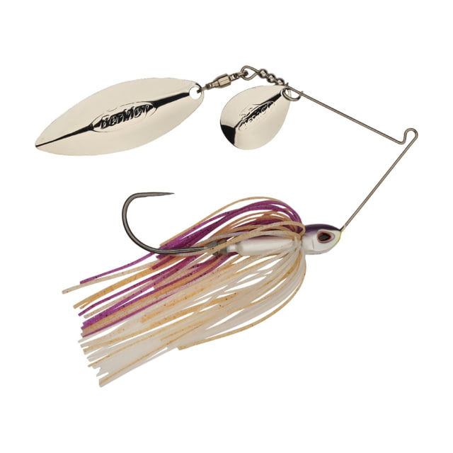 Berkley Berkley Power Blade Compact Colorado/Willow Spinnerbait 1/2oz Purple Rain/Silver + Silver