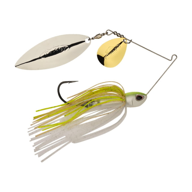 Berkley Berkley Power Blade Compact Colorado/Willow Spinnerbait 1oz E2 Magic/Gold + Silver
