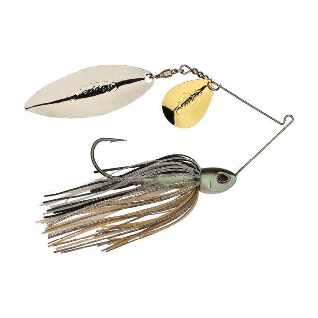 Berkley Berkley Power Blade Compact Colorado/Willow Spinnerbait 1oz Shad Spawn/Gold + Silver