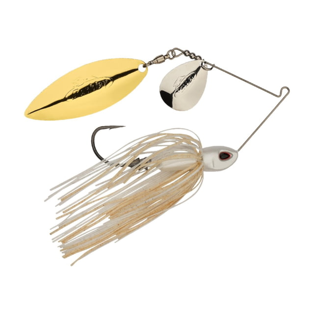 Berkley Berkley Power Blade Compact Colorado/Willow Spinnerbait 1oz White/Silver + Gold