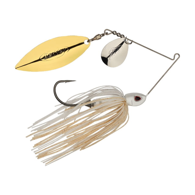 Berkley Berkley Power Blade Compact Colorado/Willow Spinnerbait 3/4oz White/Silver + Gold
